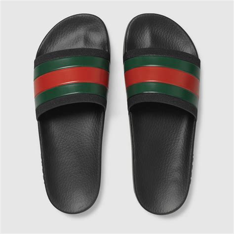 Gucci rubber sandals sale